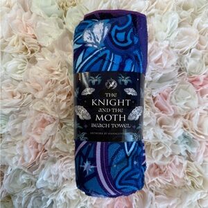 FAIRYLOOT The Knight and the Moth beach towel
